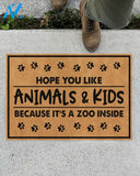 Hope you like Animals and Kids Funny Indoor And Outdoor Doormat Gift For Friend Family Birthday Gift Decor Warm House Gift Welcome Mat