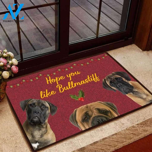 Hope You Like Bullmastiff Doormat Indoor And Outdoor Mat Entrance Rug Sweet Home Decor Housewarming Gift Gift For Friend Family Stem Feminist