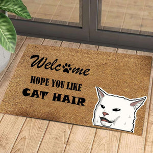 Hope You Like Cat Hair Doormat | Colorful | Size 8x27'' 24x36''