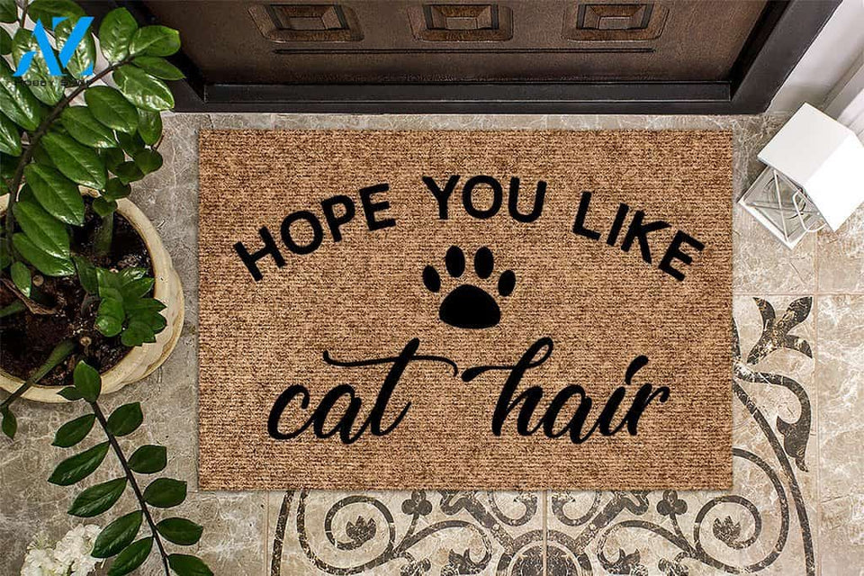 Hope You Like Cat Hair Doormat | Welcome Mat | House Warming Gift