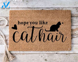 Hope You Like Cat Hair Housewarming Gift Doormat Welcome Mat House Warming Gift Home Decor Gift for Dog Lovers Funny Doormat Gift Idea