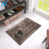 Hope You Like Cats And Labradors Retrievers Printed Doormat Home Decor