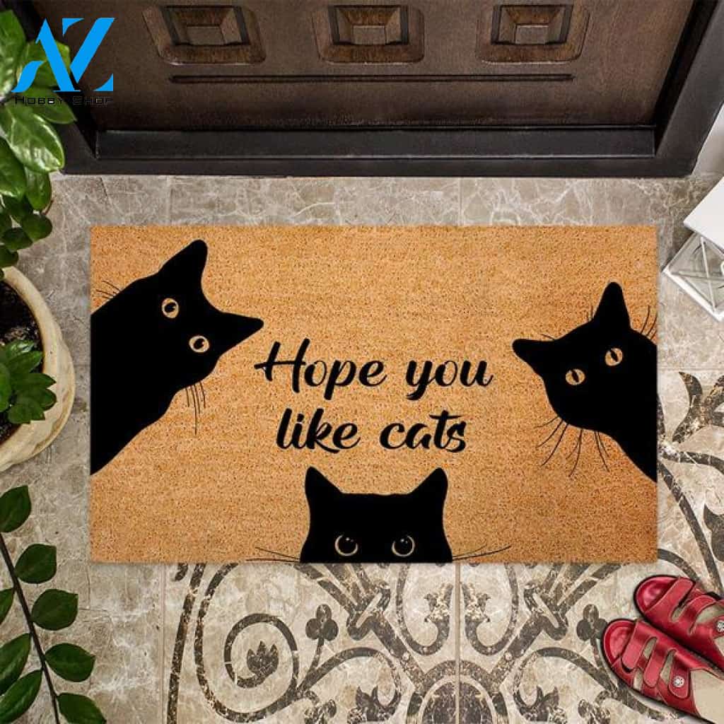 Hope You Like Cats Doormat
