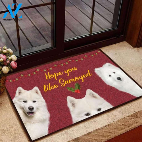 Hope You Like Samoyed Doormat Indoor And Outdoor Mat Entrance Rug Sweet Home Decor Housewarming Gift Gift For Friend Family Stem Feminist