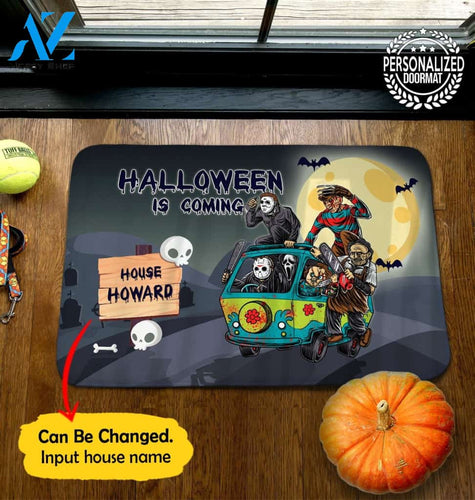 Horror Characters House Name Doormat