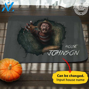 Horror Halloween Personalized Doormat