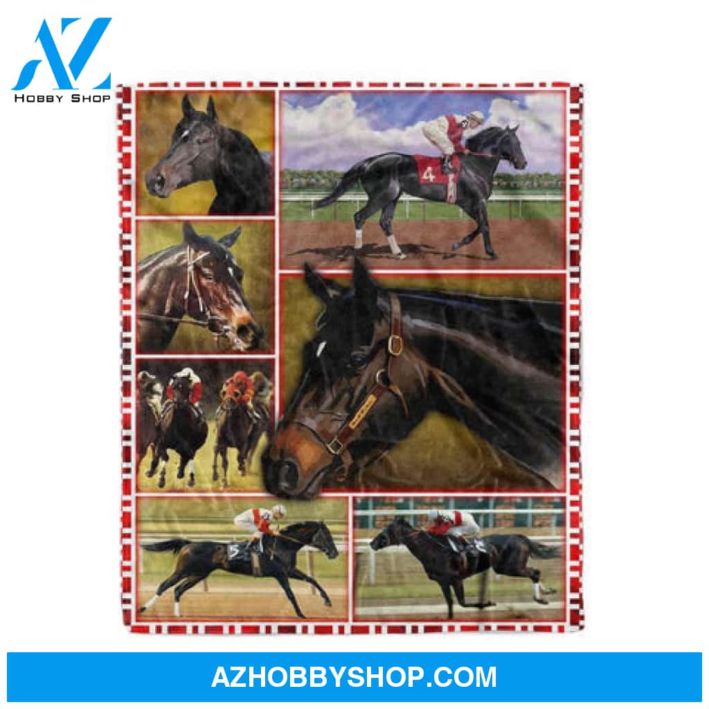 Horse Blanket, Animal Ruffian Horse Fleece Blanket 