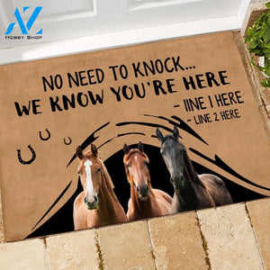Horse M288 Camping Custom Doormat All Over Printed (6228)
