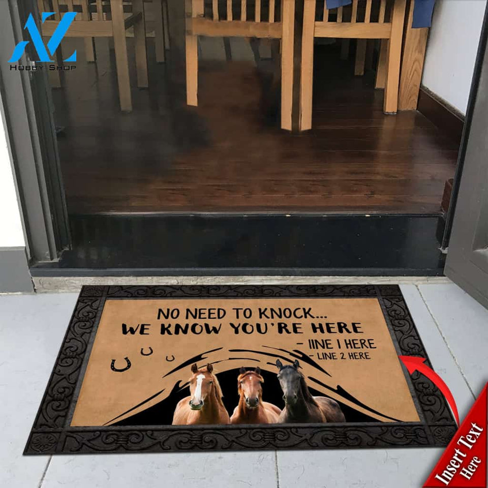 Horse M288 Camping Custom Doormat All Over Printed (6228)