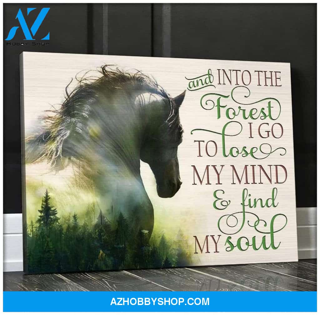 Horse Canvas - Hanging Art Above Sofa