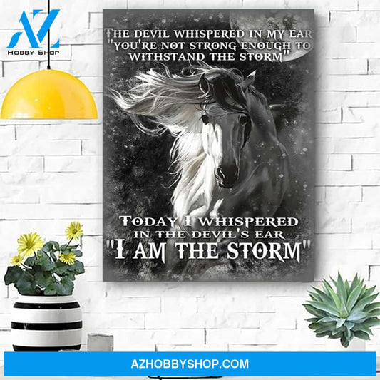 HORSE Canvas Print Wall Art - Matte Canvas
