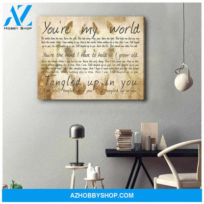 Horse Canvas Tangled up in you Wall Art Decor