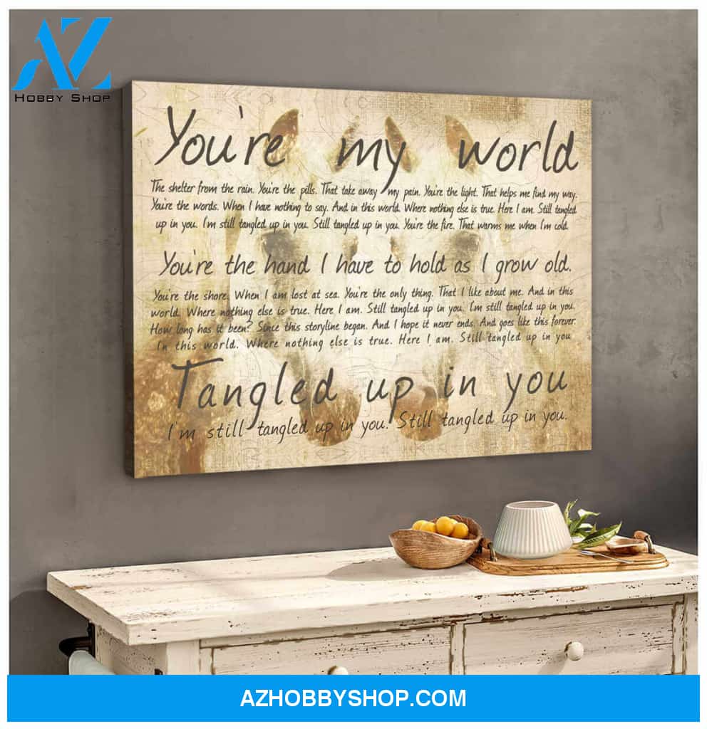 Horse Canvas Tangled up in you Wall Art Decor
