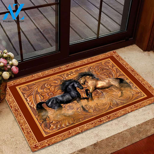 Horse Doormat Full Printing | Welcome Mat | House Warming Gift