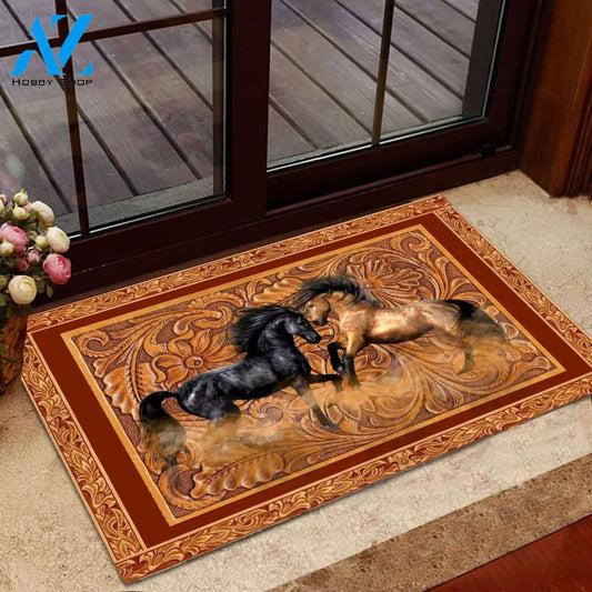 Horse Doormat Full Printing | Welcome Mat | House Warming Gift