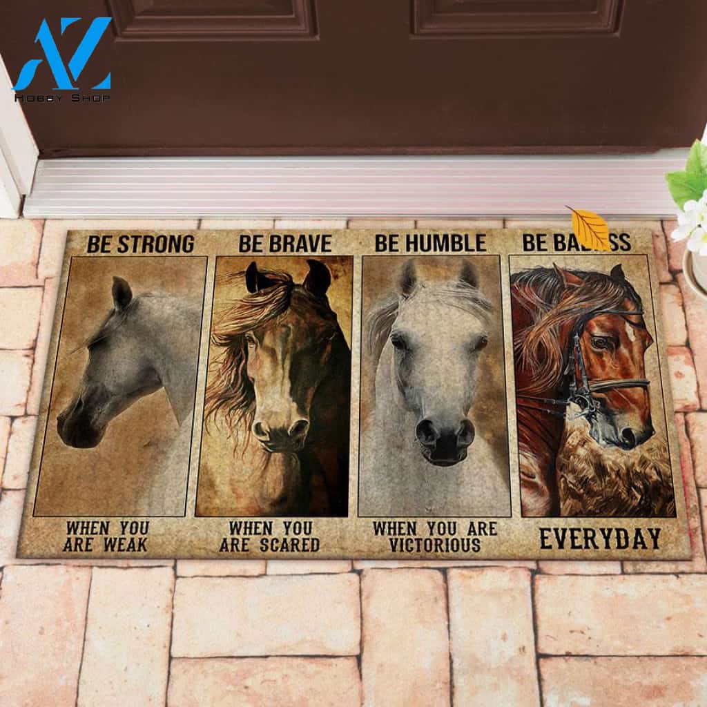 Horse Doormat Full Printing | Welcome Mat | House Warming Gift