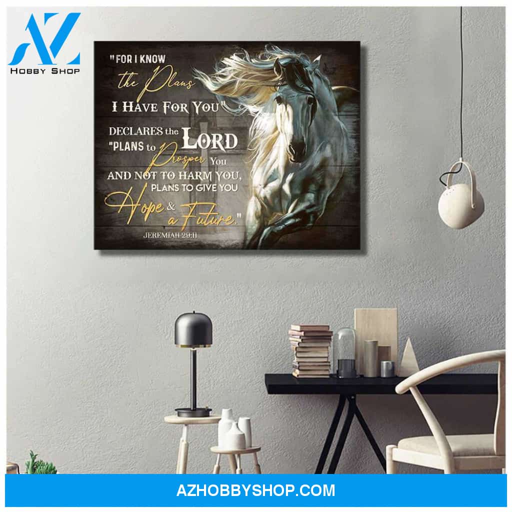Horse For I know Canvas Wall Art Decor