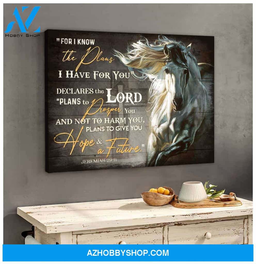 Horse For I know Canvas Wall Art Decor