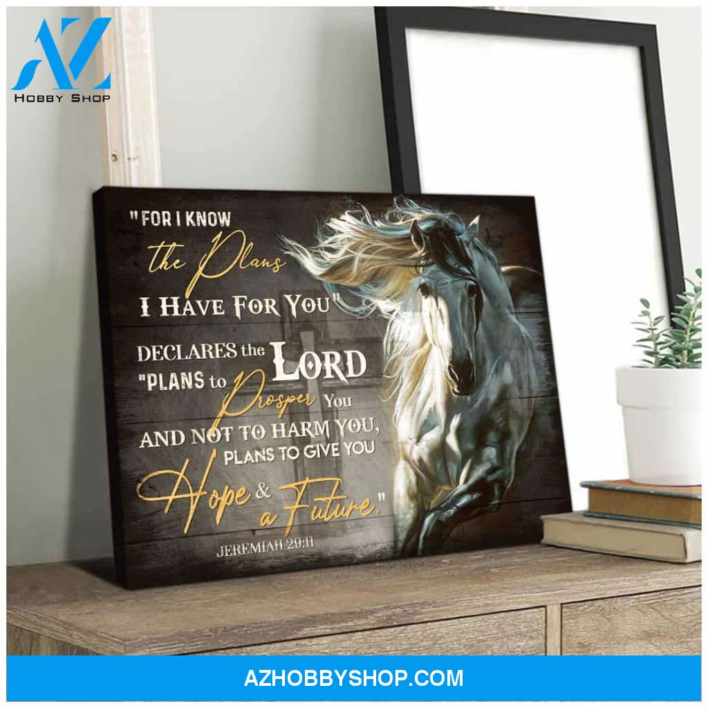 Horse For I know Canvas Wall Art Decor