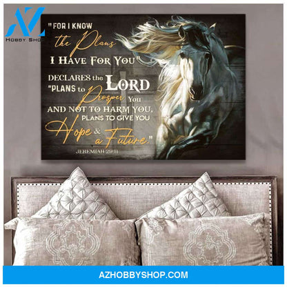 Horse For I know Canvas Wall Art Decor