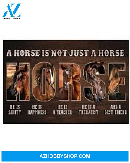 Horse Girl Poster A Horse Is Not Just A Horse Wall Decor