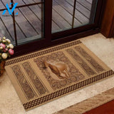 Horse Leather Pattern Print Doormat | Welcome Mat | House Warming Gift