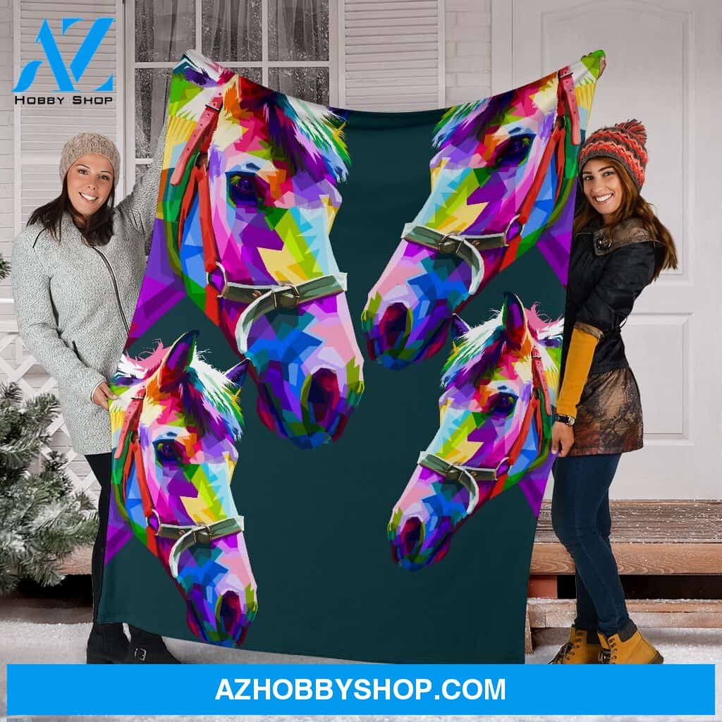 Horse Lover Fleece Blanket
