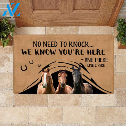 Horse M288 Camping Custom Doormat All Over Printed (6228)