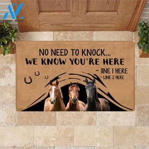 Horse M288 Camping Custom Doormat All Over Printed (6228)
