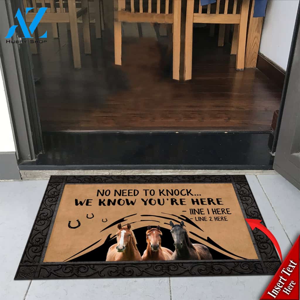 Horse M288 Camping Custom Doormat All Over Printed (6228)