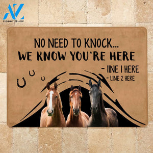 Horse M288 Camping Custom Doormat All Over Printed (6228)
