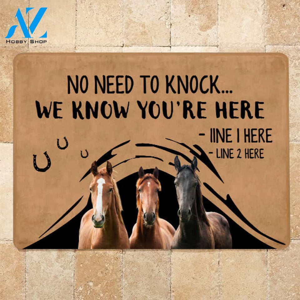 Horse M288 Camping Custom Doormat All Over Printed (6228)