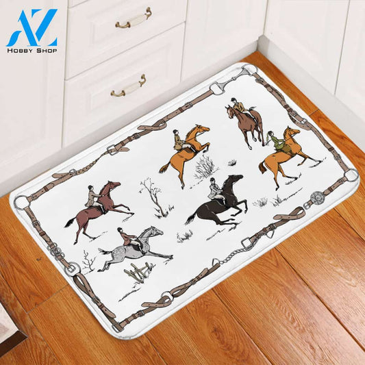 Horse Riders Door Mat