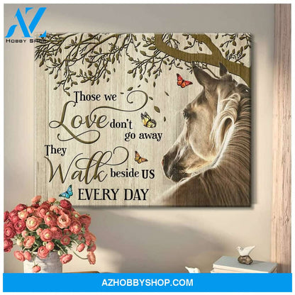 Horse Those We Love Framed Canvas Wall Art