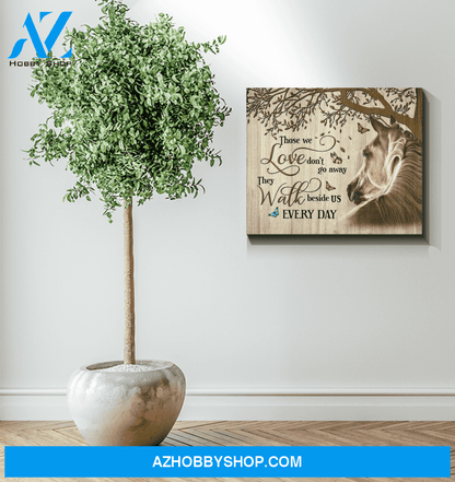 Horse Those We Love Framed Canvas Wall Art