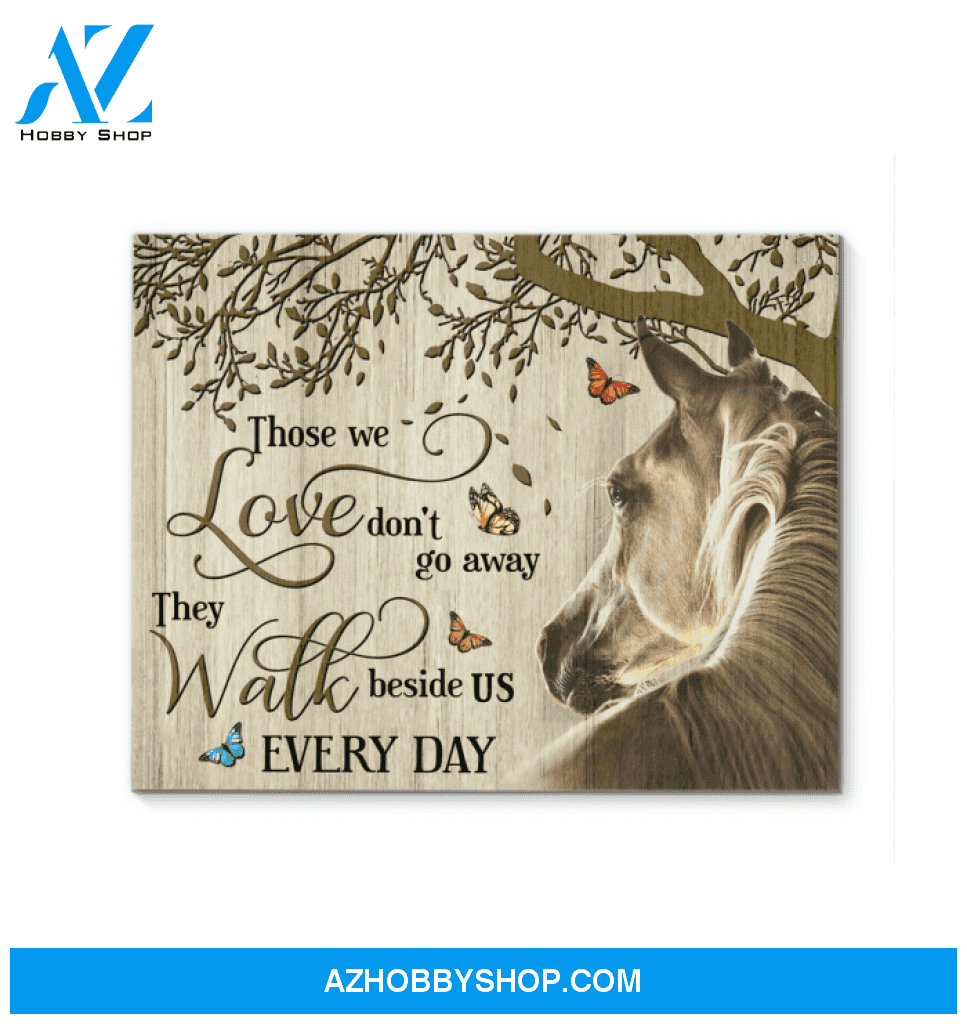 Horse Those We Love Framed Canvas Wall Art
