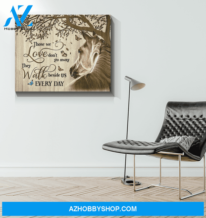 Horse Those We Love Framed Canvas Wall Art