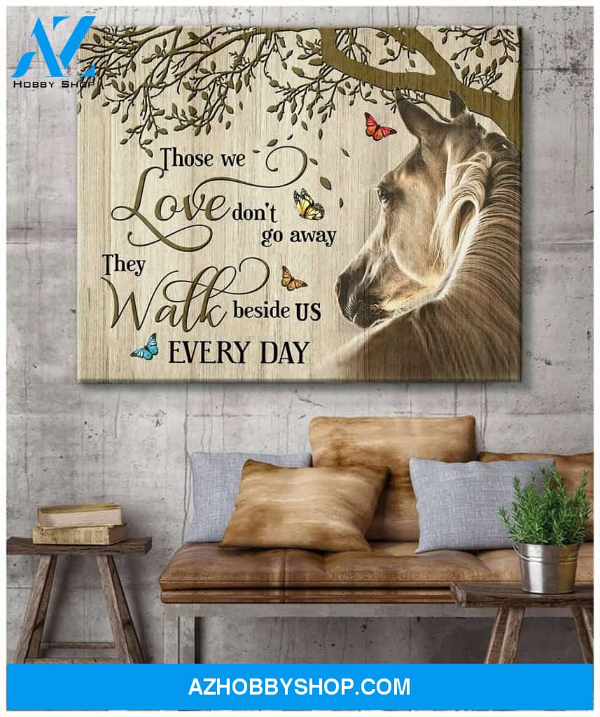 Horse Those We Love Framed Canvas Wall Art