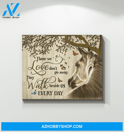 Horse Those We Love Framed Canvas Wall Art
