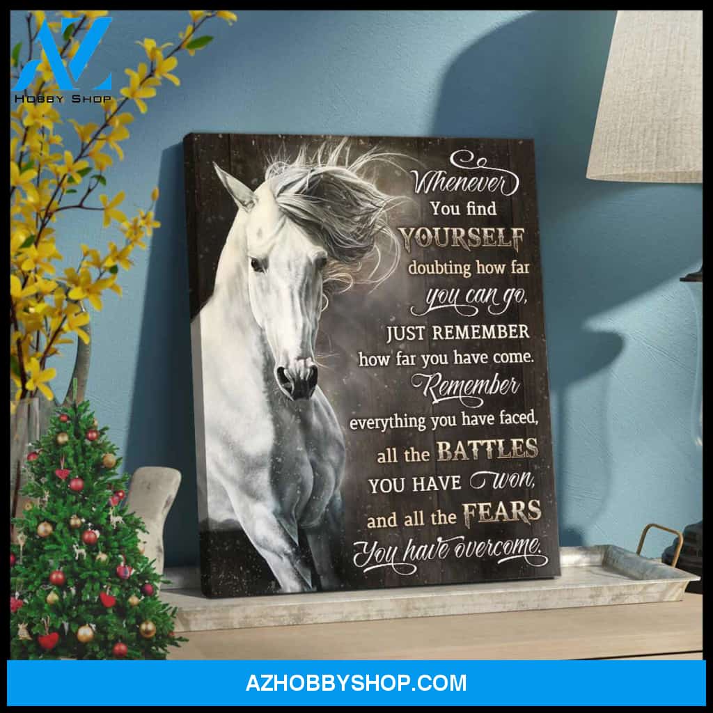 Horse Whenever you find yourself Canvas Wall Art Decor