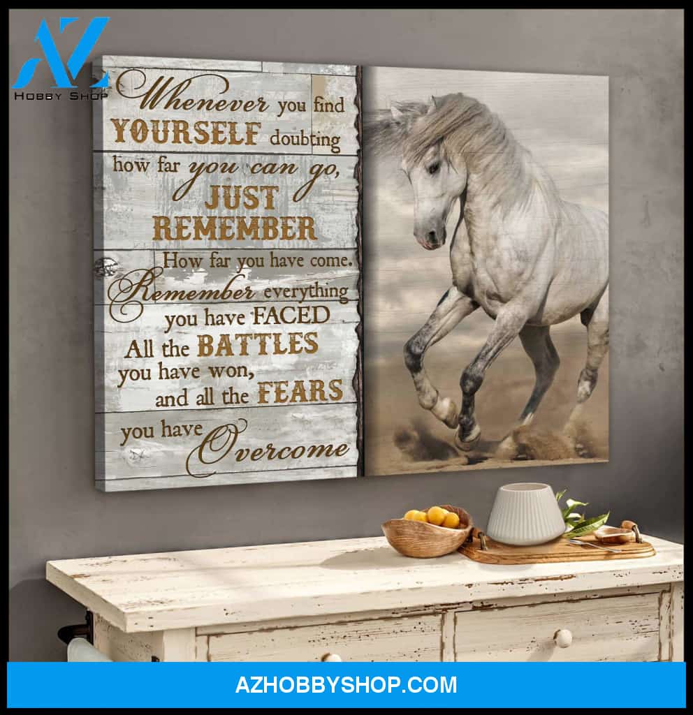 Horse Whenever you find yourself Canvas Wall Art Decor