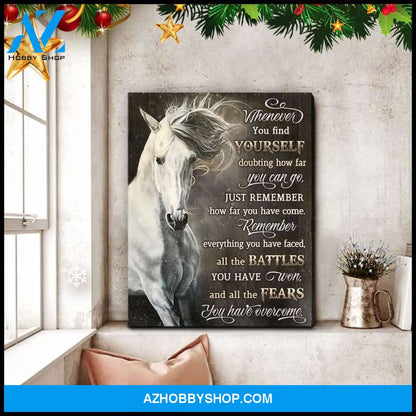 Horse Whenever you find yourself Canvas Wall Art Decor