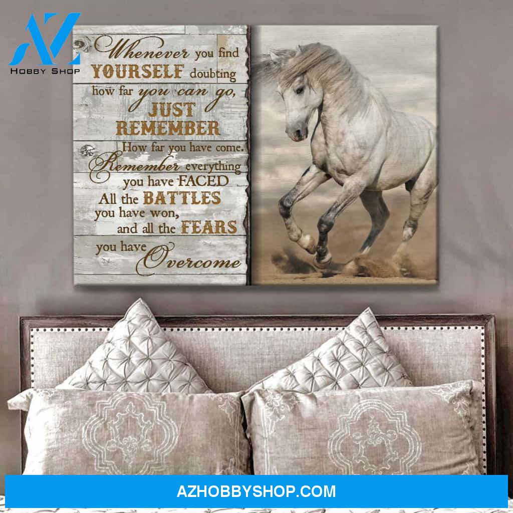 Horse Whenever you find yourself Canvas Wall Art Decor