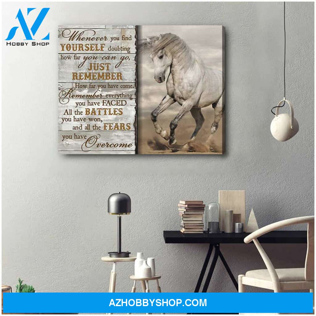 Horse Whenever you find yourself Canvas Wall Art Decor