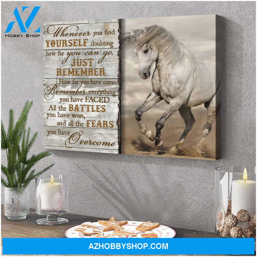 Horse Whenever you find yourself Canvas Wall Art Decor