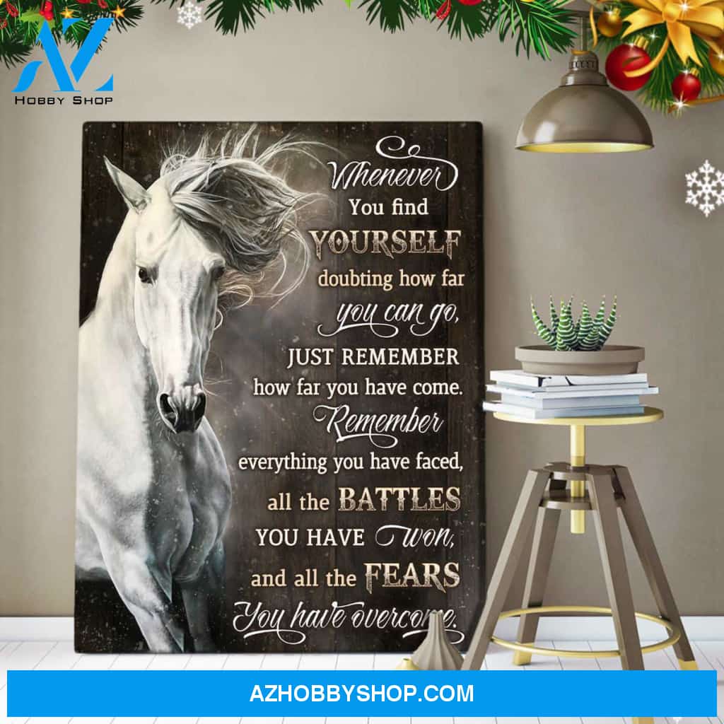 Horse Whenever you find yourself Canvas Wall Art Decor
