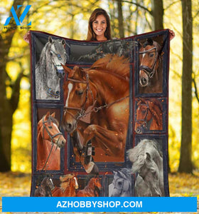 Horses Blanket, Gift For Horse Lover, Horse Rider