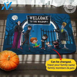 Hotel Transylvania Halloween Personalized Doormat