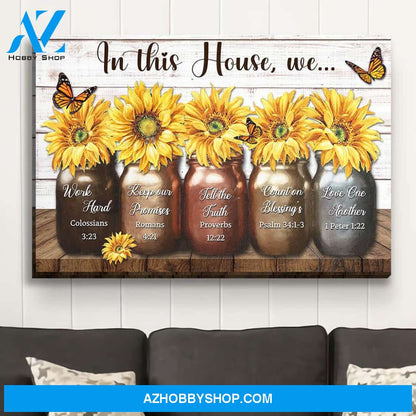 House Rules - Premium Matte Canvas
