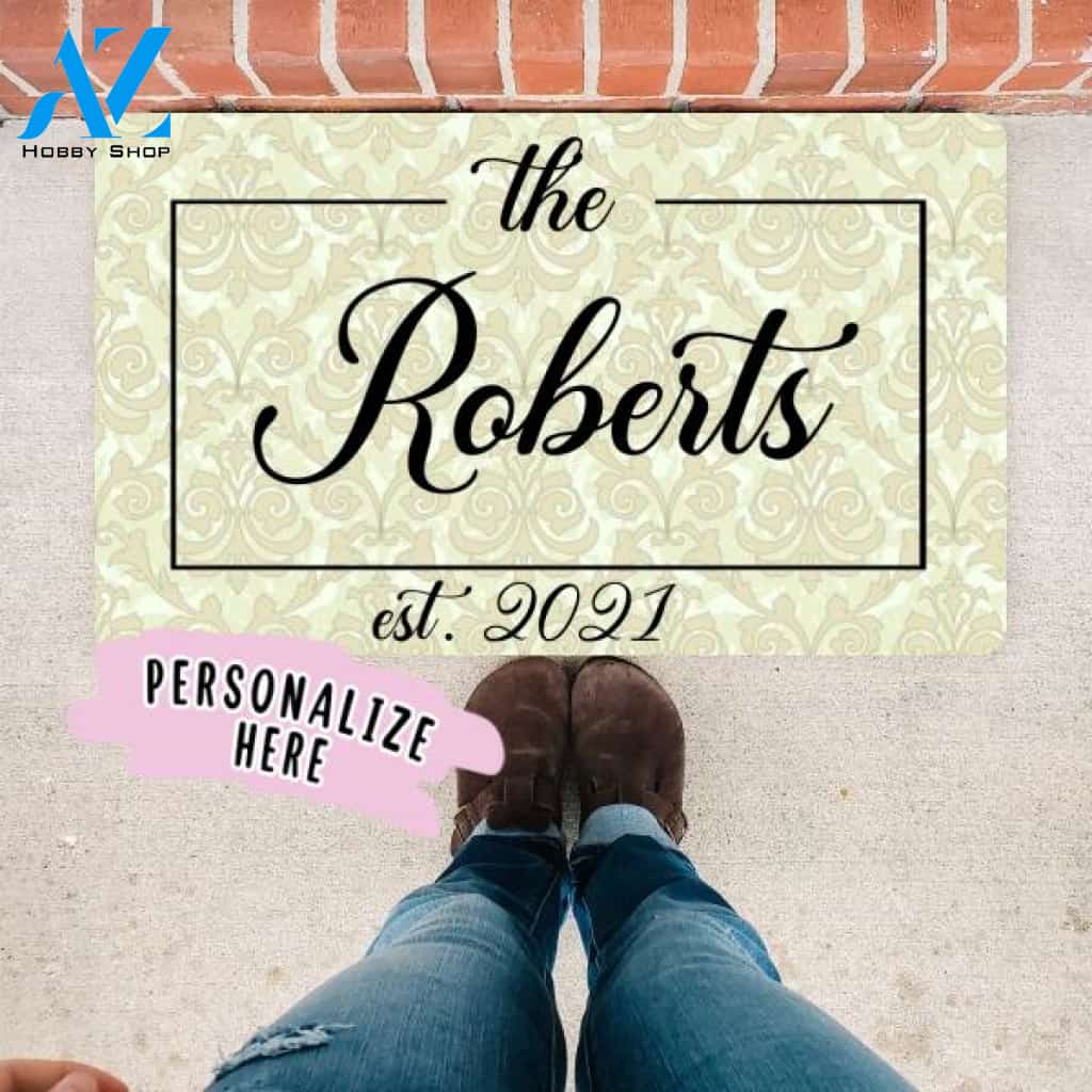 Housewarming Gift, Wedding Gift, Custom Doormat, Personalized Doormat, Closing Gift, Welcome Doormat, Front Door Mat, Monogram Rug